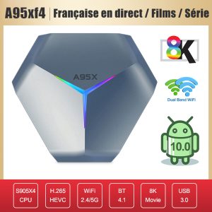 A95X F4 Android 10.0 set top box 4K Supports more equipment