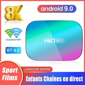 hk1 box 8K Android 9.0 Set Top Box with high quality iptv