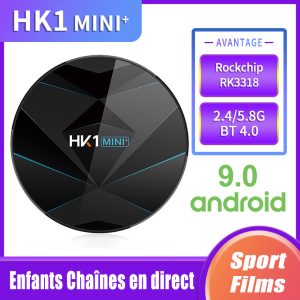 hk1 mini Android TV Box 9.0 HD 1080P 4K with free best iptv