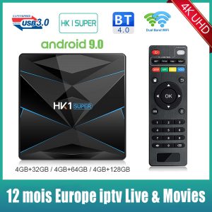 HK1 Super Set top Box Android 9.0  include Free Apps