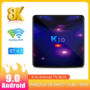 K10 tv box android 9.0 with bestiptv