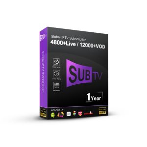 French FHD 12 Mois Subtv Abonnement iptv m3u 3 Lines