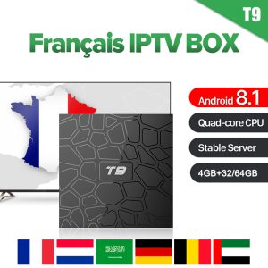 T9 Android Box Smart Media Player RK3328 with iptv free watch