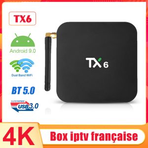 TX6M smart box tv android 9.0 high quality iptv git