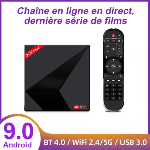 X88MAXP Android 9.0 box Smart tv box include bestiptv