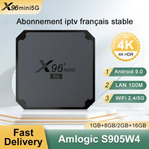 x96 mini 5G Android Box 9.0 s905w4 iptv lists