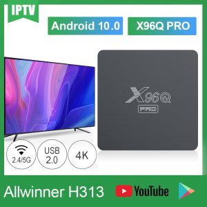 X96QPRO Android 10.0 TV Box H313 iptv online